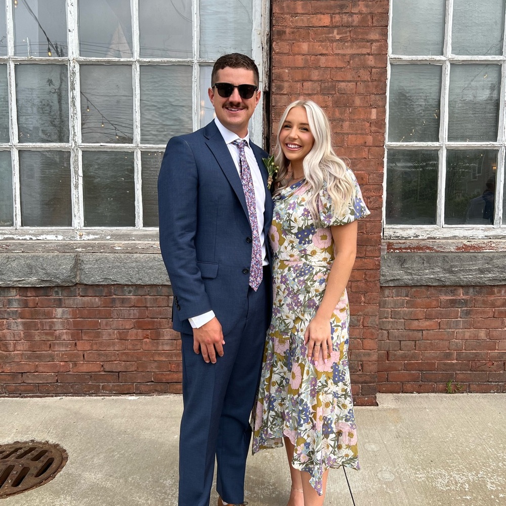 Floral One-Shoulder Dress